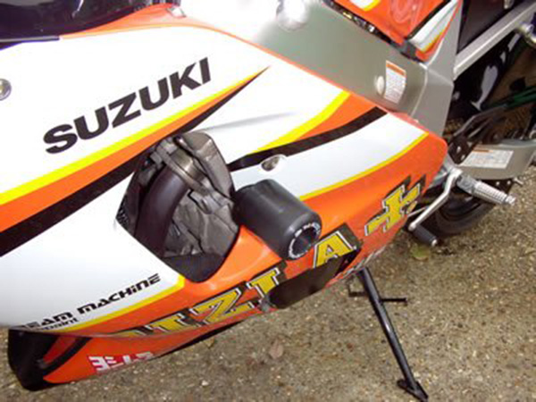 R&G Racing Crash Protectors - Classic Style for Suzuki GSXR600 '01-03 R&G Racing Crash Protectors - Classic Style for Suzuki GSXR600 '01-03